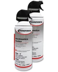 Innovera IVR10012 10 oz. Compressed Air Duster Cleaner (2/Pack)