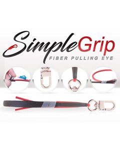 FiberCablesDirect - SimpleGrip Fiber Pulling Eye Hook | Easy as 1 2 3 Fiber Cable Pulling Eye Hook for Duplex and Simplex Fiber Cables