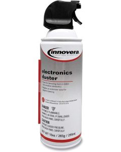 Innovera 10010 Compressed Air Duster Cleaner, 10 Oz Can