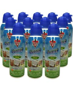 Dust-Off Falcon Professional Electronics Compressed Air Duster, 12 oz. cans, 12 Packs