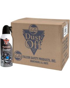 Dust-Off Compressed Gas Duster, 10 oz cans, Pack of 12