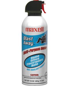 Maxell 190025 Canned Air, Nonflammable, 10 Oz.