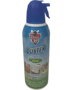 Dust-Off Compressed Gas Duster Single, 12 oz. Can (12oz)