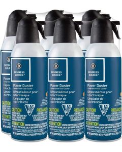 Compucessory Business Source 24306 Air Duster Cleaner Moisture-Free/Ozone Safe 10 oz. 6/PK